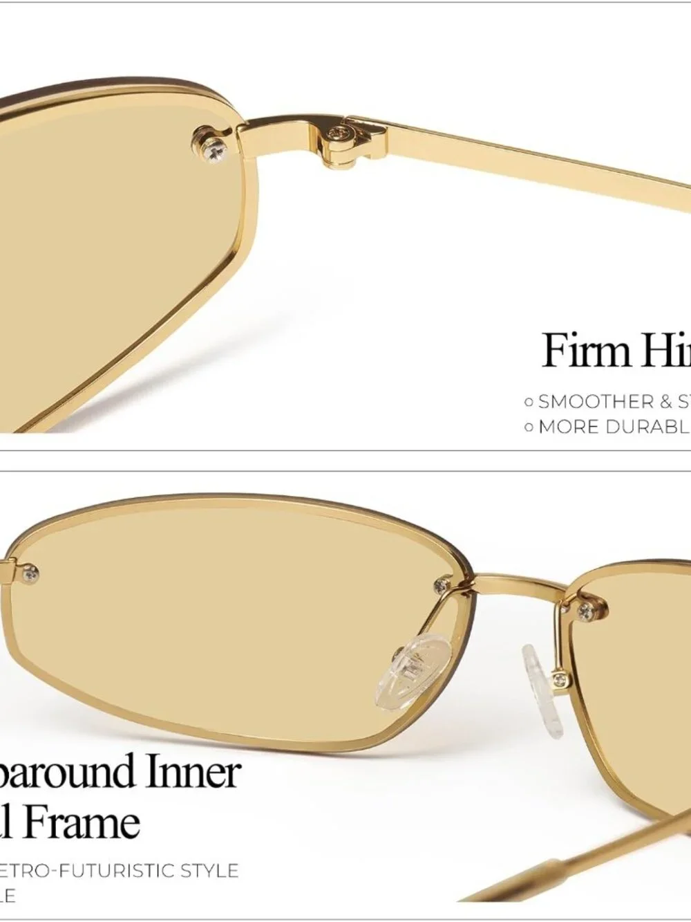 Stylish Retro Y2K Sunglasses for Women - UV Protection & Chic Metal Design